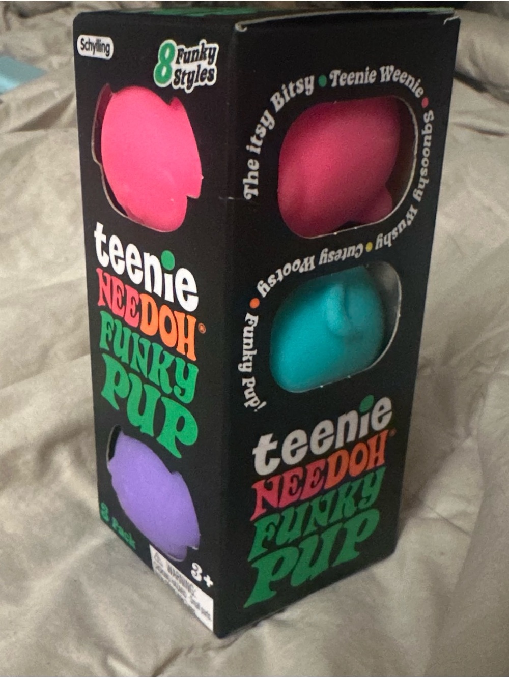 Teenie Needoh Funky Pup 3-pack